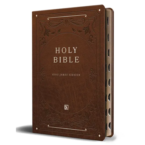 KJV Giant Print Thinline Bible – Brown