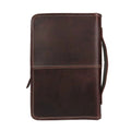 Classic Leather Bible Cover – Chocolate Brown