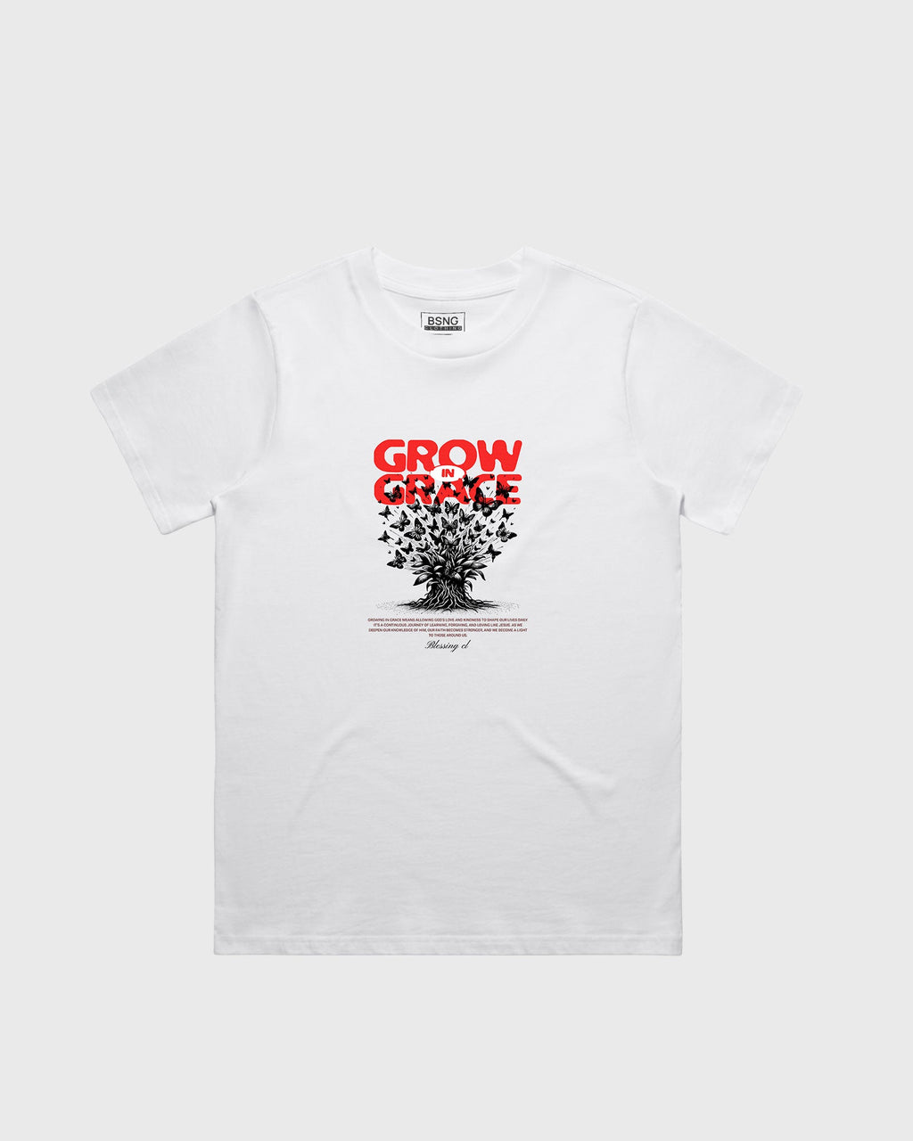 Wo's Classic Tee Grow in Grace
