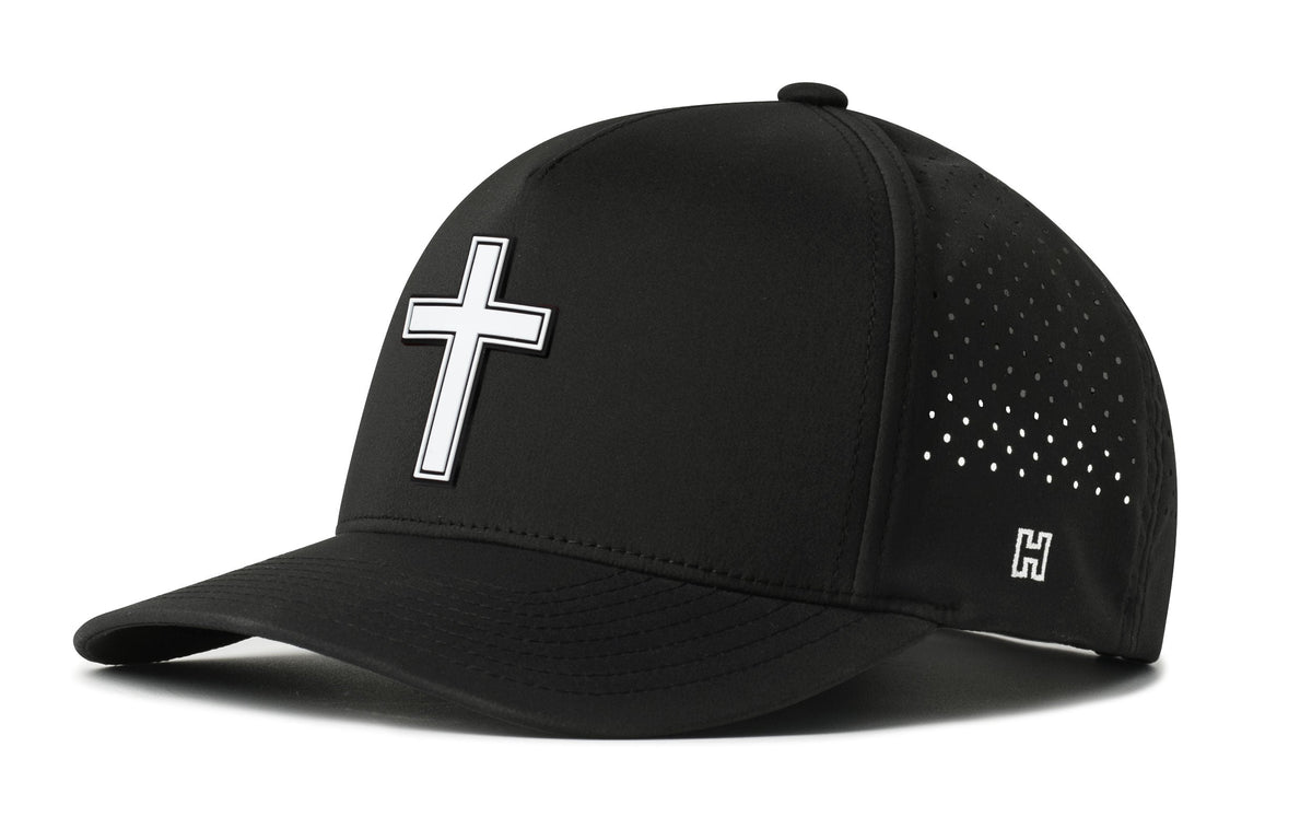 Cross Performance 5-Panel Hat  |  White Christian Flexfit Snapback